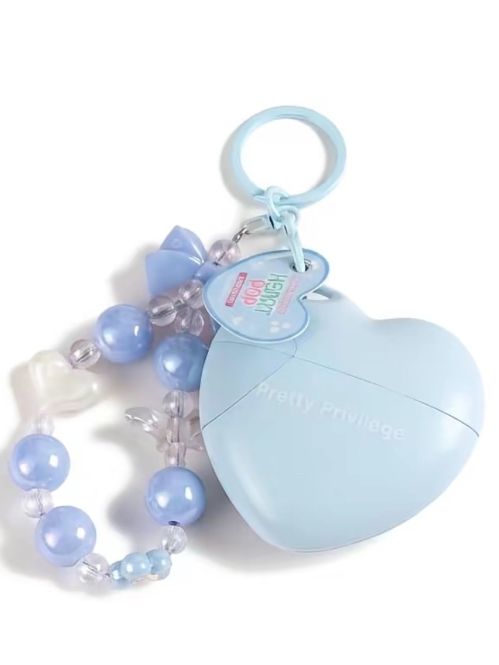 Pretty Privilege Heart Pop Moisturizing Hand Cream Keychain Bag Charm - Picture 2 of 4
